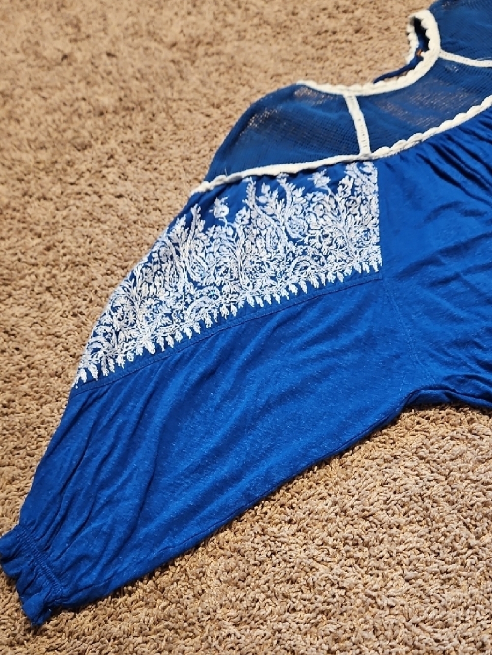 Free People Carly Embroidered Top - Picture 7 of 10